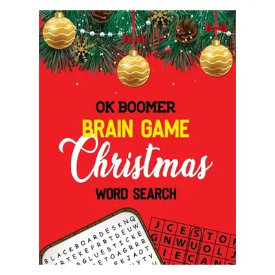 "OK Boomer Brian Game Christmas Word Search: 360+ Christmas Word Search Puzzle Book for Adults, 