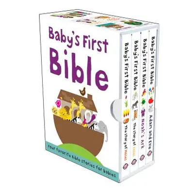 "Baby's First Bible Boxed Set: The Story of Moses, the Story of Jesus, Noah's Ark, and Adam and 