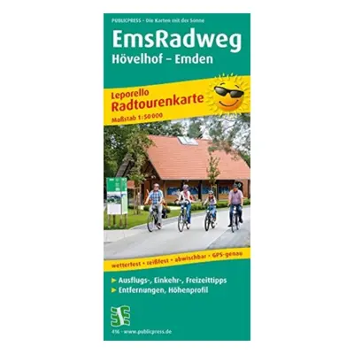 "EmsRadweg, cycle tour map 1:50,000" - "" ("")(Sheet map, folded)