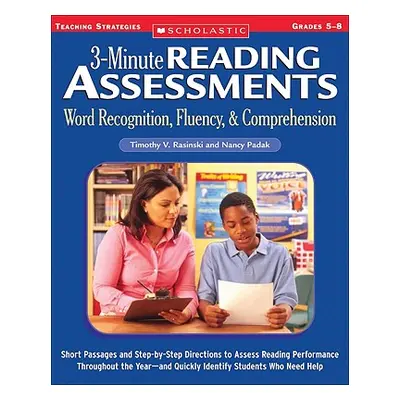 "3-Minute Reading Assessments Prehension: Word Recognition, Fluency, & Comprehension" - "" ("Dav