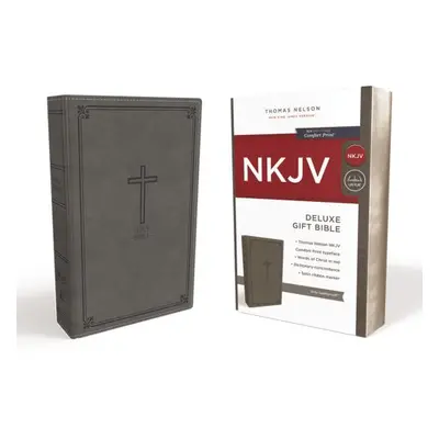 "NKJV, Deluxe Gift Bible, Imitation Leather, Gray, Red Letter Edition" - "" ("Thomas Nelson")(Im