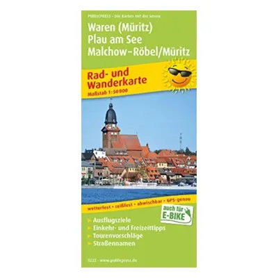 "Waren (Muritz) - Plau am See - Malchow - Roebel/Muritz" - "" ("")(Sheet map, folded)