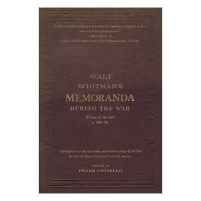 "Memoranda During the War" - "" ("Whitman Walt")(Paperback)