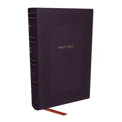 "NKJV Compact Paragraph-Style Bible W/ 43,000 Cross References, Purple Leathersoft, Red Letter, 