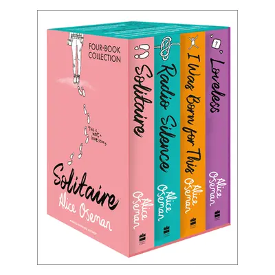 "Alice Oseman Four-Book Collection Box Set (Solitaire, Radio Silence, I Was Born For This, Lovel