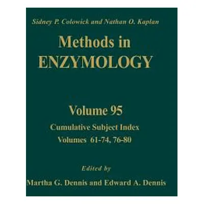 "Cumulative Subject Index, Volumes 61-74, 76-80: Volume 95" - "" ("Kaplan Nathan P.")(Pevná vazb