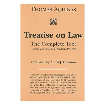 "Treatise on Law: The Complete Text" - "" ("Aquinas Thomas")(Paperback)