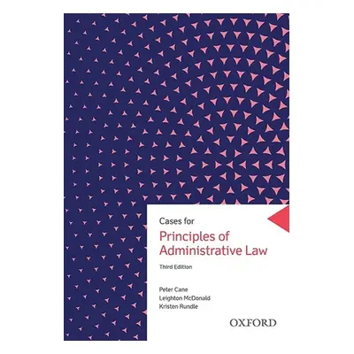 "Cases for Principles of Administrative Law" - "" ("Cane Peter")(Paperback)