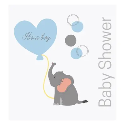 "Welcome baby boy, baby shower guest book (Hardback)" - "" ("Bell Lulu and")(Pevná vazba)