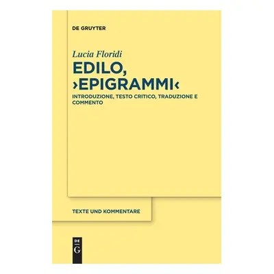 "Edilo, >Epigrammi" - "" ("Floridi Lucia")(Paperback)