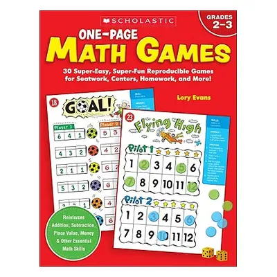 "One-Page Math Games" - "" ("Evans Lory")(Paperback)