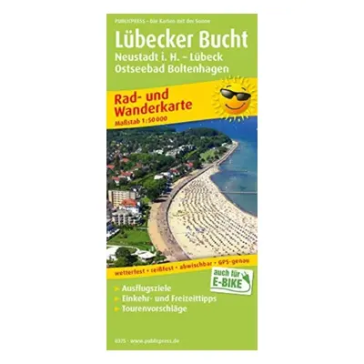 "Bay of Lubeck, cycling and hiking map 1:50,000" - "" ("")(Sheet map, folded)