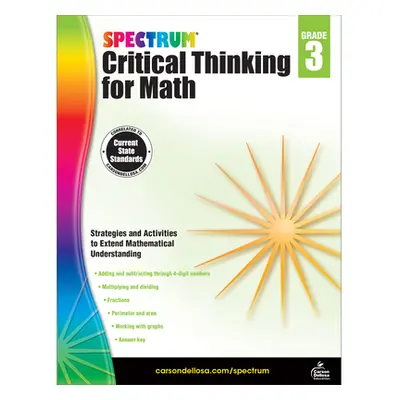 "Spectrum Critical Thinking for Math, Grade 3" - "" ("Spectrum")(Paperback)