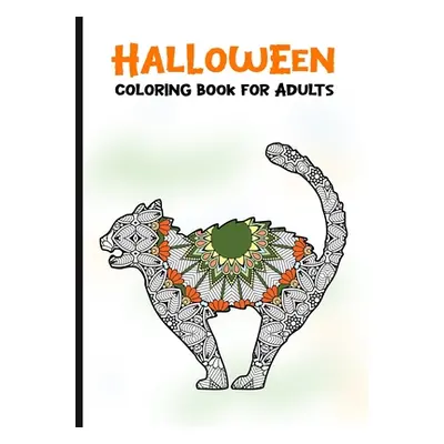 "Halloween Coloring Book for Adults: 50 Halloween Illustrations Printed On One Side, Safe For Ma