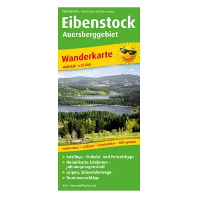 "Eibenstock, hiking map 1:25,000" - "" ("")(Sheet map, folded)