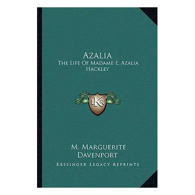 "Azalia: The Life Of Madame E. Azalia Hackley" - "" ("Davenport M. Marguerite")(Paperback)