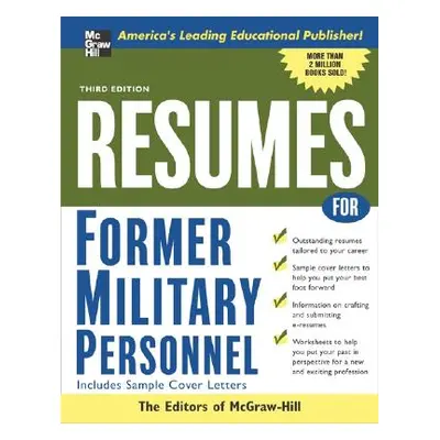 "Resumes for Former Military Personnel" - "" ("McGraw-Hill")(Paperback)