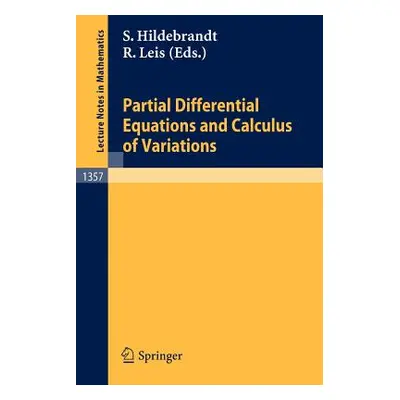 "Partial Differential Equations and Calculus of Variations" - "" ("Hildebrandt Stefan")(Paperbac