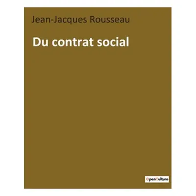 "Du contrat social" - "" ("Rousseau Jean-Jacques")(Paperback)