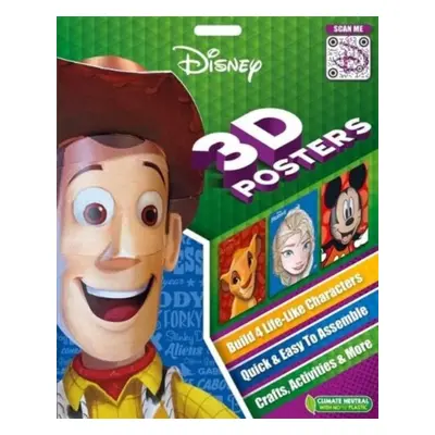 "Disney: 3D Posters" - "" ("Walt Disney")(Paperback / softback)