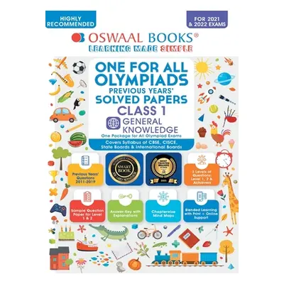 "One for All Olympiad Previous Years' Solved Papers, Class-1 General Knowledge Book (For 2022 Ex