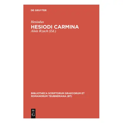 "Hesiodi Carmina" - "" ("Hesiodus")(Pevná vazba)