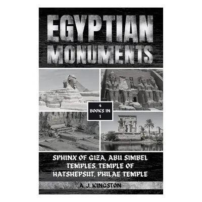 "Egyptian Monuments: Sphinx Of Giza, Abu Simbel Temples, Temple Of Hatshepsut, Philae Temple" - 