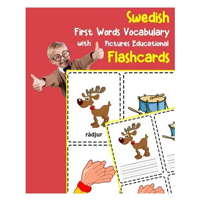 "Swedish First Words Vocabulary with Pictures Educational Flashcards: Fun flash cards for infant