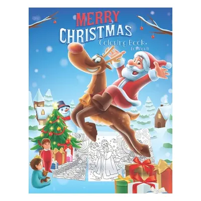 "Merry Christmas Coloring Book For Adult: 40 Pages Merry Christmas Coloring Book For Relaxation,