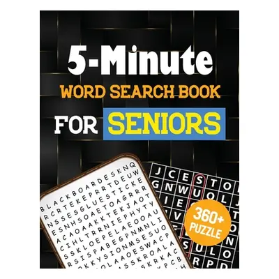 "5-Minute Word Search Book for Senior: 360+ Large-Print Christmas Word Search Puzzle, Exercise Y