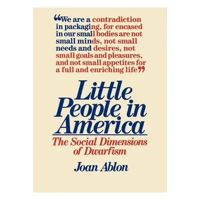 "Little People in America" - "" ("Ablon Joan")(Paperback)