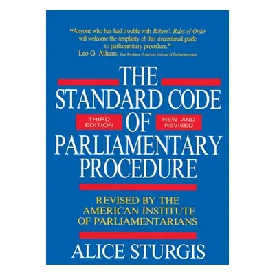 "The Standard Code of Parliamentary Procedure" - "" ("Sturgis Alice")(Paperback)