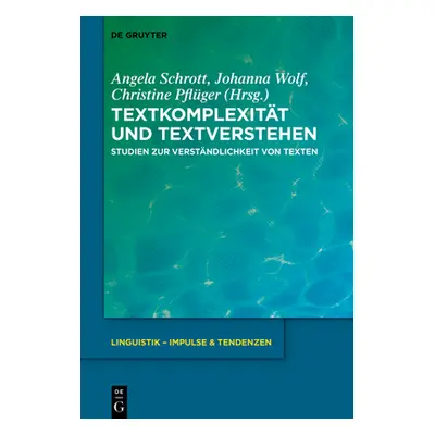 "Textkomplexitt und Textverstehen" - "" ("No Contributor")(Pevná vazba)