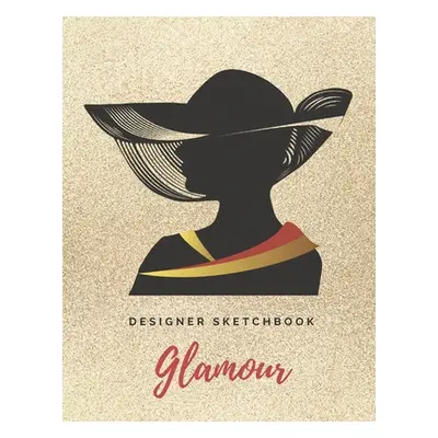 "Glamour: Fashion Template Sketchbook with Female Figure Pose Front&Back. Easy Way to Create You