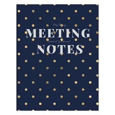 "My Boring Meeting Survival Guide and Notes: 8.5x11 Meeting Notebook and Puzzle Book" - "" ("Boo