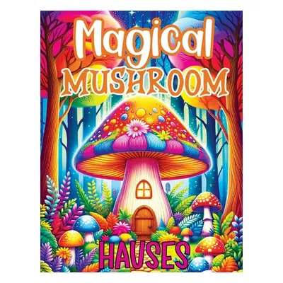 "Magical Mushroom Houses: Coloring Book Features Enchanted Adventures, Serene Escapes and Creati