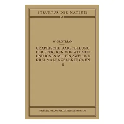 "Graphische Darstellung Der Spektren Von Atomen Und Ionen Mit Ein, Zwei Und Drei Valenzelektrone