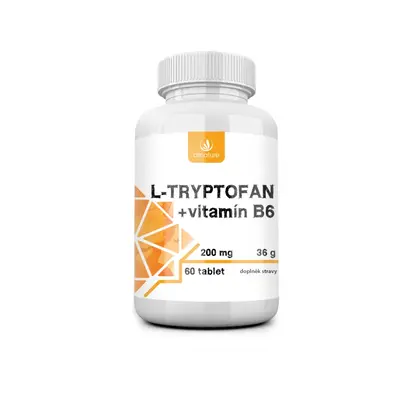 Allnature L-tryptofan 60tbl 200mg/2,5mg vit B6 - Allnature