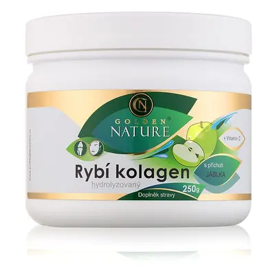 Golden Nature Rybí kolagen+Vitamin C - Jablko 250g - Golden Nature