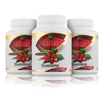 2+1 Golden Nature Guarana 10% kofeinu 300 cps. - Golden Nature