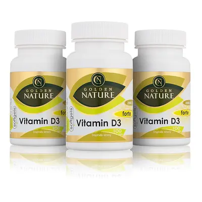 2+1 Golden Nature Vitamin D3 2000 I.U. softgel 300 cps. - Golden Nature