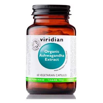 Viridian Ashwagandha Extract 60 kapslí Organic - Viridian