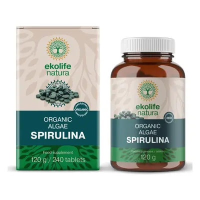 Ekolife natura Algae Spirulina Organic 240 tablet - Ekolife Natura