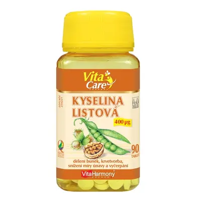 Kyselina listová 400 µg - 90 tbl. - Vitaharmony