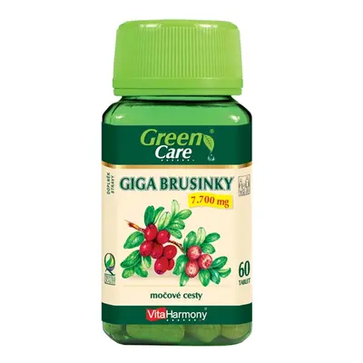 Giga Brusinky 7.700 mg - pro zdraví močových cest - 60 tbl. - Vitaharmony