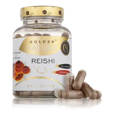 GN Exclusive Reishi 50% polysacharidů 100 cps. - Golden Nature