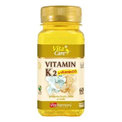 Vita Harmony Vitamin K2 100 µg + D3 25 µg 60 tob. - Vitaharmony