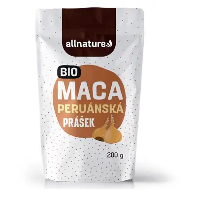 Allnature Maca prášek BIO RAW 200 g - Allnature