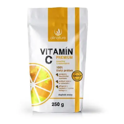 Allnature Vitamín C prášek Premium 250 g - Allnature