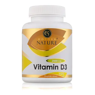 Golden Nature Vitamin D3 2000 I.U. 100 cps. - Golden Nature